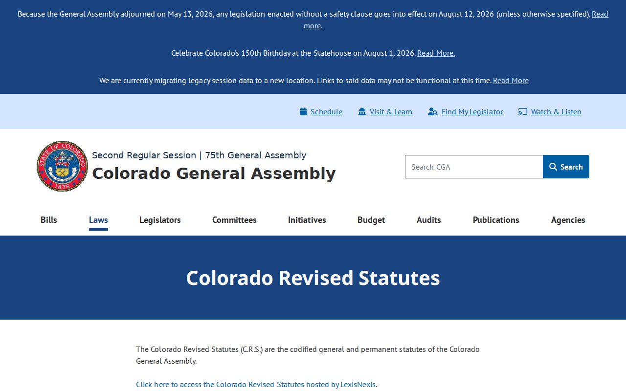 Arapahoe County criminal court records Colorado statutes for access rules