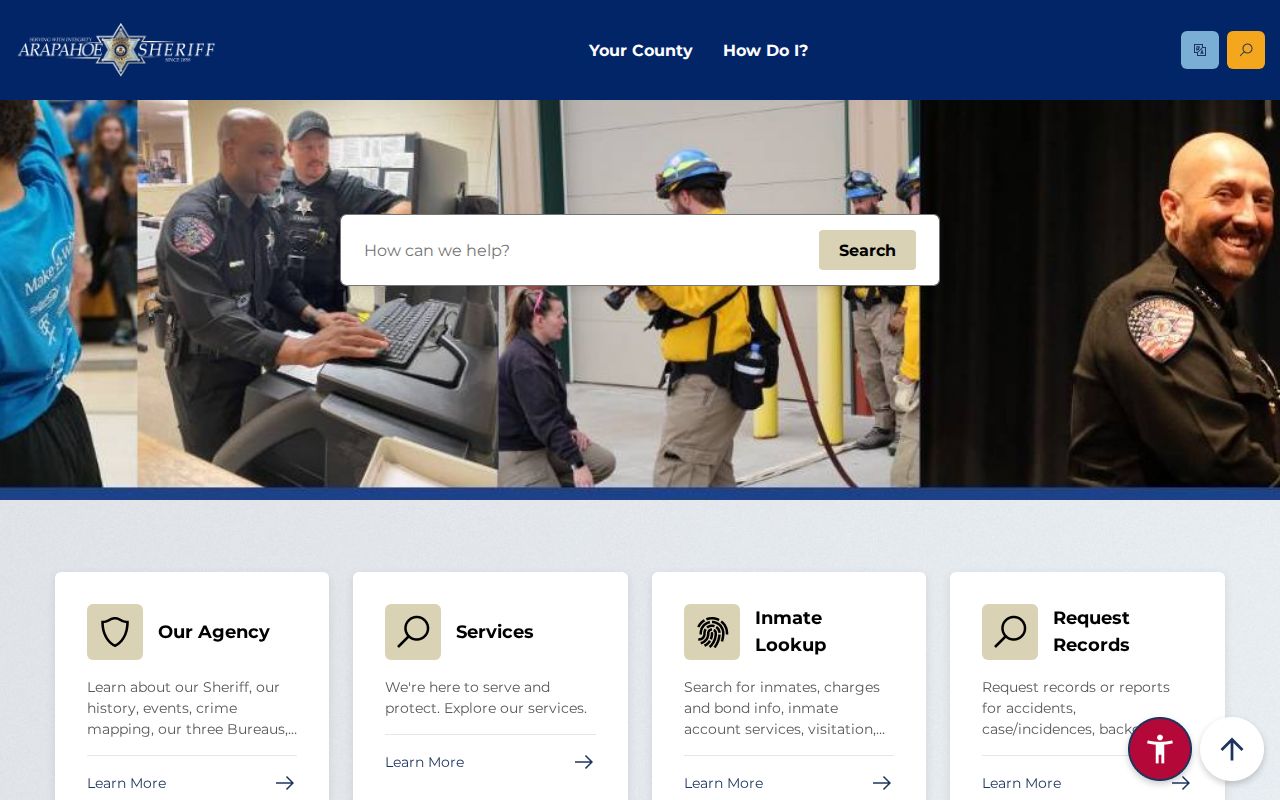 Arapahoe County criminal court records sheriff record channels